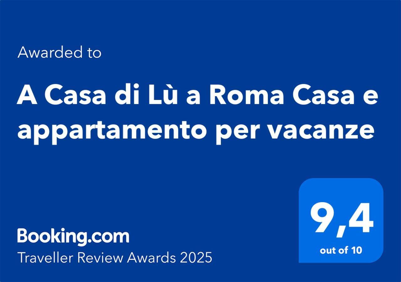 A Casa Di Lu A Roma Apartment Bagian luar foto